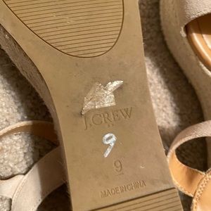 J.Crew Tan Wedges